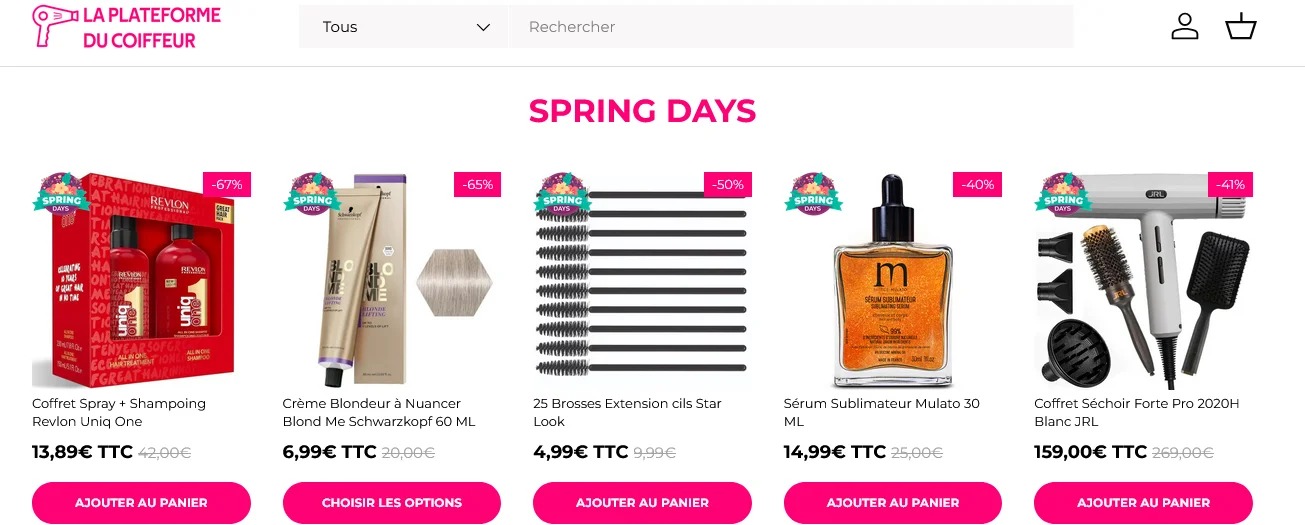 La plateforme du coiffeur avis fiable ou pas pour acheter ses produits de coiffure
