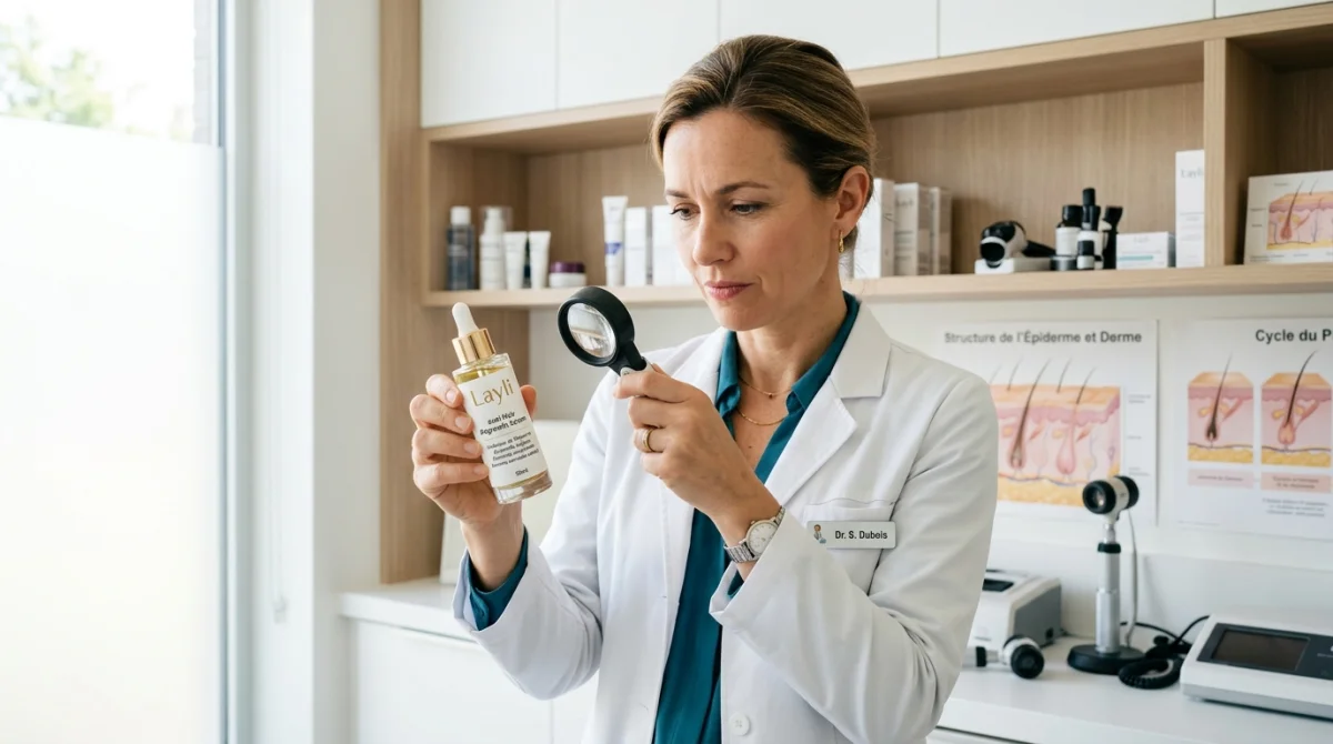 Le regard dermatologique sur la formule et les promesses