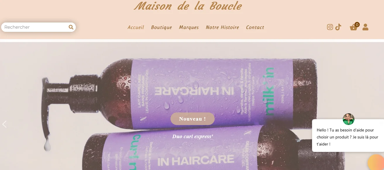 Notre avis sur maison de la boucle coiffeur cheveux bouclés