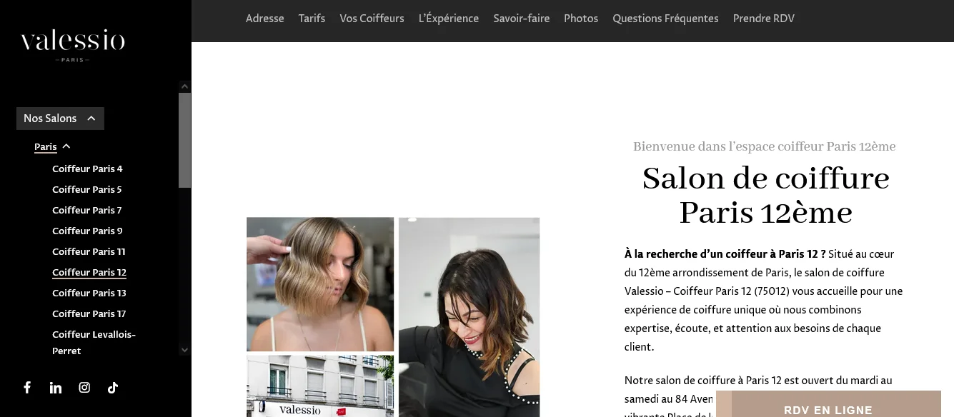 Valessio coiffeur paris 12 avis, ce que disent vraiment les clientes